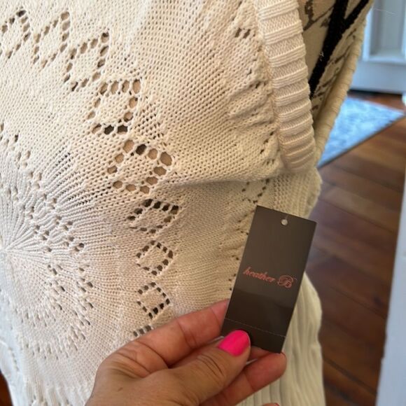 NWT Heather B Sz M Stretch Knot Sweater Tank - Picture 5 of 8